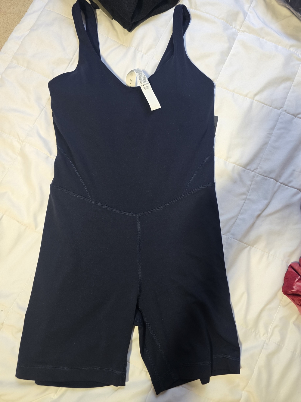 Peloton X lululemon athletica Navy Blue Athletic Bodysuit